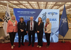1. jun 2026. Delegacija Narodne skupštine na zasedanju Parlamentarne skupštine NATO u Litvaniji